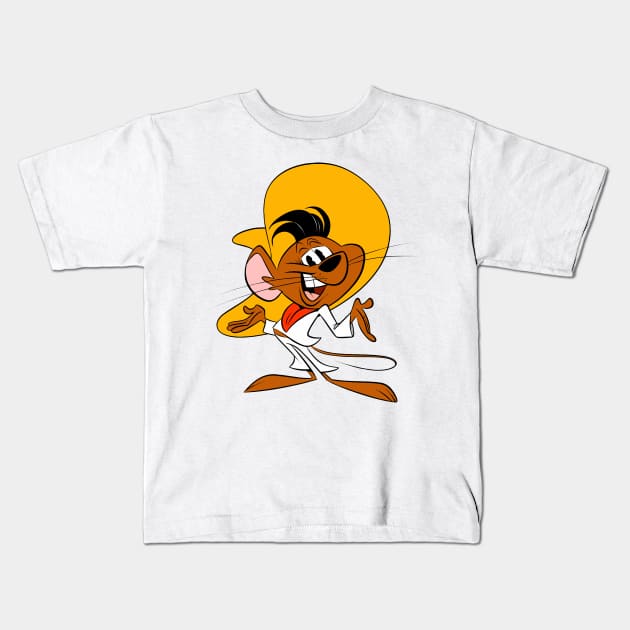 Speedy Gonzales Kids T-Shirt by kareemik